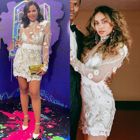 Zhivago Raise Your Hand Mini Dress Embroidered White Floral Embellished Size XS - Picture 14 of 14